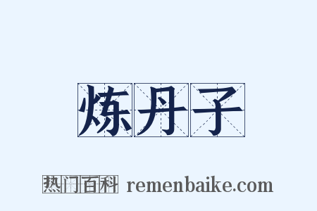 炼丹子是什么意思的图片